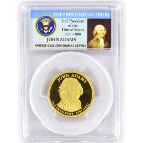 2007 Adams Presidential S Proof Presidential Dollar PR-69 PCGS