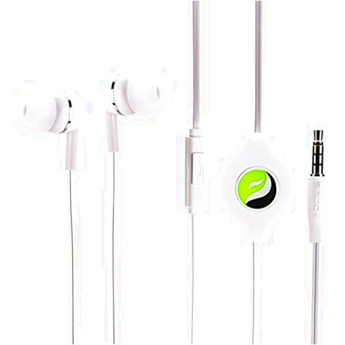PHONIL Premium Sound Retractable White Headset Earphones Dual Earbuds Mic for Samsung Galaxy Tab E Nook 9.6 - Galaxy Tab S2 Nook 8.0 - Galaxy Tab 4 Nook 7.0 - Galaxy Tab 4 Nook 10.1