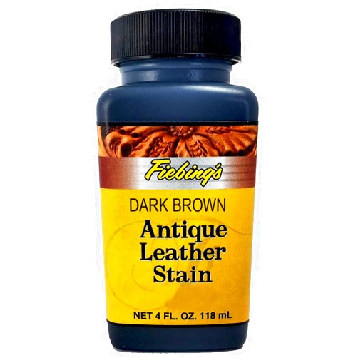Fiebing's Dark Brown 4 Fluid Ounce Antique Leather Stain