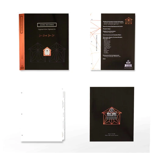 Ahh Hah! Organizer Kits Ahh Hah! Organizer Kit: Home Records (Architectural Version) - Index Tabs for Three-ring Binder (Binder NOT included)