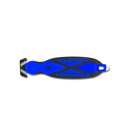 Klever X-Change, KCJ-XC-B, Safety Cutter, 6-1/2 in., Black/Blue