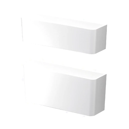 Yamazaki 7365 Magnetic Umbrella Stand, White, Top: Approx. W 7.4 x D 2.0 x H 2.0 inches (18.8 x 5 x 5 cm), Bottom Width 7.3 x Depth 2.0 inches (8 cm), Smart Smart Umbrella Stand, Space Saving