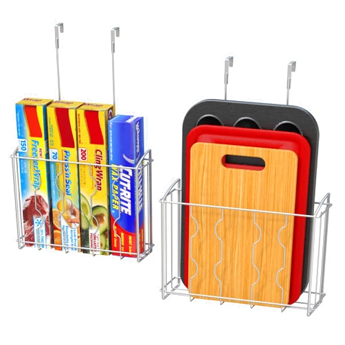 Simple Houseware Over the Cabinet Door Organizer Holder 2 Pack 13.25