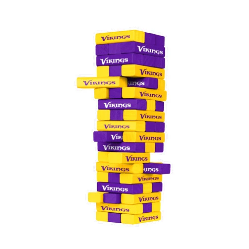FOCO NFL Unisex-Adult NFL Team Logo Stackable Blocks Game