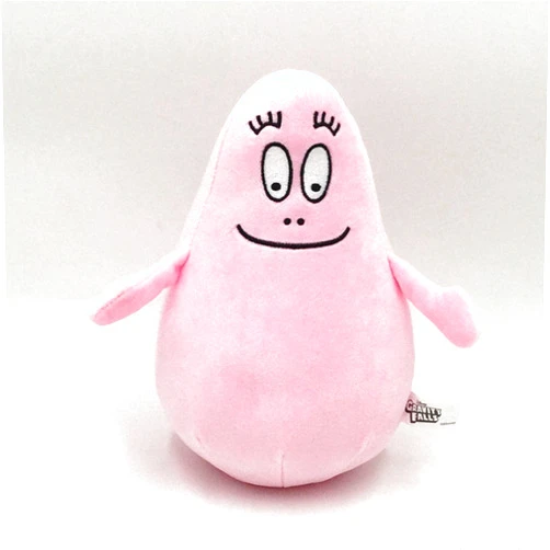 SMNU 25Cm Simulation Cartoon Barbapapa Soft Stuffed Animals Dolls Kids Baby Comfort Home Pillow Gifts Plush Toys for Children Boys Girls