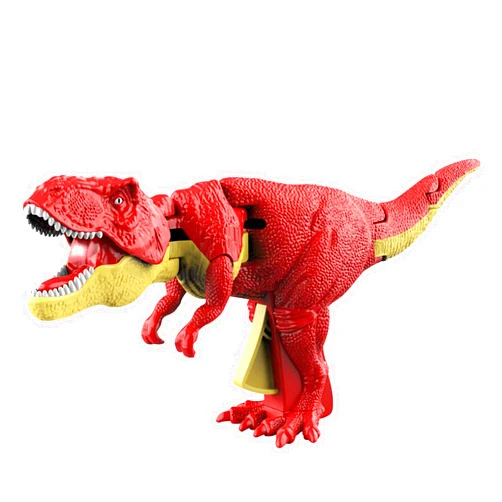 LNATOVI New Red Press Dinosaur Toy,T-Rex TikTok Hot Dinosaur Toy, Tyrannosauru Model Vibrating Head and Tail Moving Dinosaur with Light and Sound,dinosaurio zazaza(red with Light)