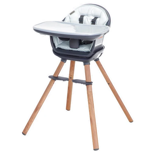 Maxi-Cosi Moa 8-in-1 Highchair, Machine Washable, Compact, Lightweight Design, Essential Graphite