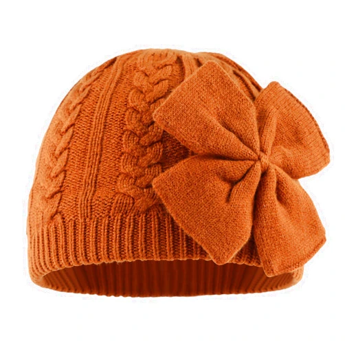 Zsedrut Baby Girls Knit Hats Toddler Infant Beanie Caps Bow Winter Hat for Girls