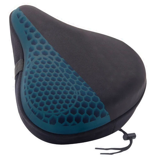 Zacro Wide Bike Seat Cushion - Honeycomb Gel Bike Seat Cover for Men & Women Comfort, Extra Soft Padding Bicycle Saddle fit for Peloton, Spin Stationary Exercise, Mountain Road Cycling Bike