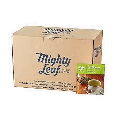 Mighty Leaf Organic Emerald Matcha Green Tea, 100 count Bulk Tea Pouches