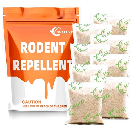 NOASR JOBUIZ Upgraded Rodent Repellent Pouches, Mouse Repellent Pouches, Rat Repellent Indoor, Extra-Strength Mice Repellent Repel Mice from Nesting in Home/Cabin/Boat/RV/Shed, Mice Away-8PCS