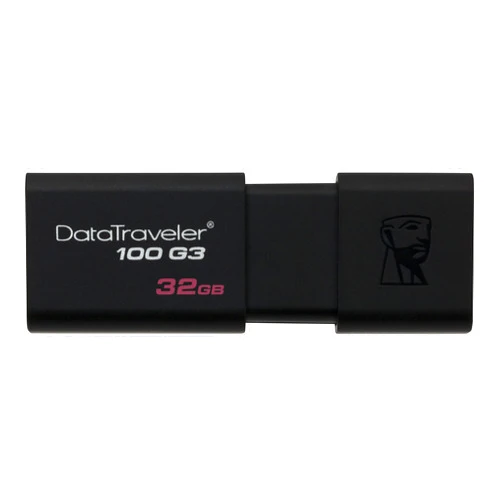Kingston Digital 32GB DataTraveler 100 G3 USB 3.0 Flash Drive, 2 Pack (KW-U713202-8A)