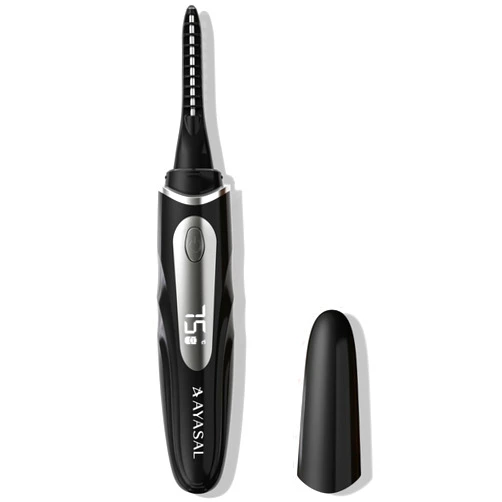 AYASAL Heated Eyelash Curler for Women: Electric Eyelash Curler for Instant Glam, 10-Second Natural Curls, 24-Hrs Lasting Effect - Portable Rechargeable Heater Lash Curler for All Lash Types