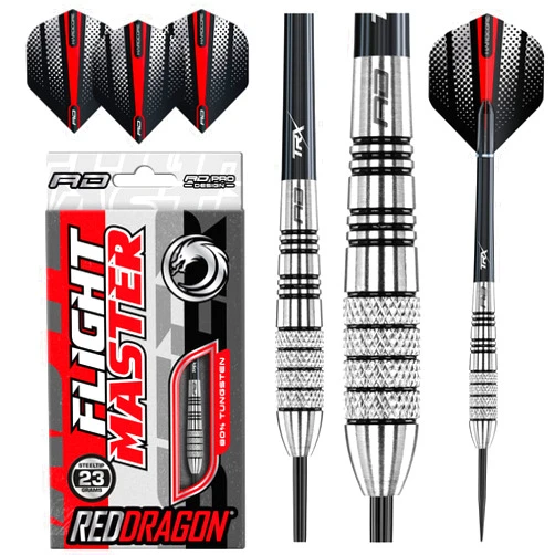 RED DRAGON Sidewinder 23 Gram Tungsten Darts Set with Flights and Stems