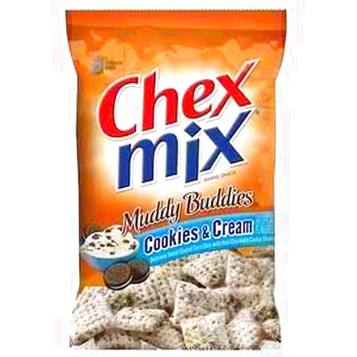 Betty Crocker Chex MIX Muddy Buddies Cookies and Cream Special Edition 4 bags @ 10.5 Oz Each