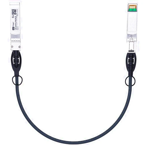 H!Fiber.com SFP+ Cable, 10G SFP+ DAC, 0.5M(1.64ft), Passive Direct Attach Copper Twinax Cable for Cisco SFP-H10GB-CU0.5M, Ubiquiti UniFi UC-DAC-SFP+, Meraki, Mikrotik, Intel, Fortinet, Netgear, 0.25m-7m