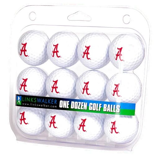 LinksWalker ProVictory Collegiate Logo 1 Dozen Golf Ball Pack On-Ball Alignment Arrows