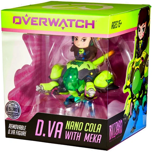 Blizzard Entertainment 2019 SDCC Exclusive Blizzard Overwatch Cute but Deadly D.VA Nano COLA with Meka