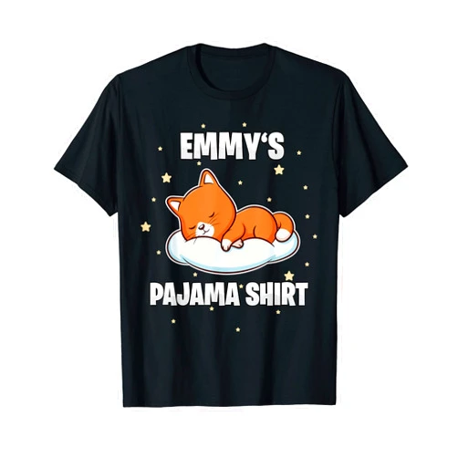 Personalized Nap Time Gift Idea And Sleep Quotes Emmy's Pajama Shirt - Personalized Sleeping T-Shirt