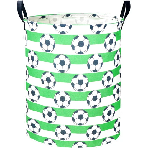 NTAOHAMPER Kids Laundry Hamper,Football laundry Basket,Baby Boy Nursery Hamper,Waterproof Toys Storage Bin,Clothes Organizer,Gift Basket,Room Decor(Football)