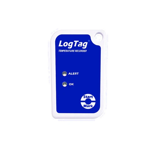 LogTag TRIX-16 Multi-use Temperature Recorder with 16,000 Readings Memory and up to 3-Year Battery, Blue/White