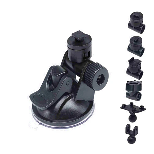 Sportway S40 Dash Cam Suction Mount (3rd Gen) with10pcs 360 Rotating Joints Compatible for Rexing, Old Shark, Yi, TOGUARD, Compark, Kingslim, Crosstour and Most Dash Cameras, DVR, GPS