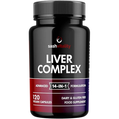 SASH Vitality Liver Detox Cleanse & Repair - Milk Thistle | Dandelion | Artichoke - 2 Months Supply - Natural Ingredients for Healthy Liver Function - Premium Liver Supplement - 120 Vegan Capsules