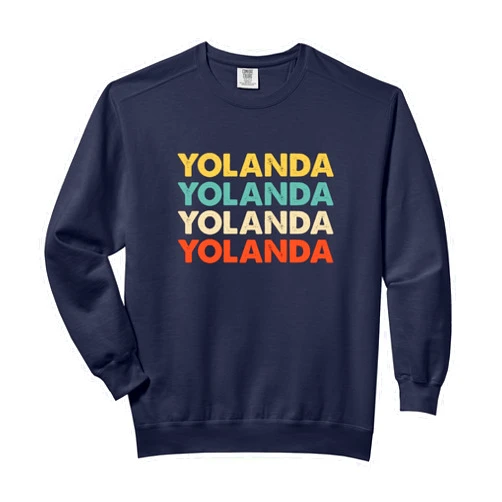 Yolanda Name Shirts & Gifts Yolanda Name Comfort Colors Adult Sweatshirt