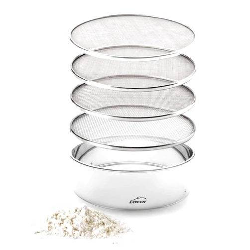 LACOR 4 Mesh Sieve Interchangeable 20 Cm, Stainless Steel, Silver
