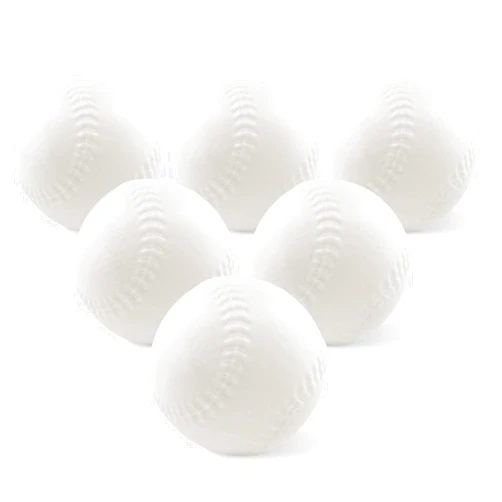 Botabee Toddler & Little Kids Replacement T Ball Baseball Balls - Oversized Tballs for Little Tikes TotSports T-Ball Set - 6 Set - Safe and Durable Design for Early Baseball Skills Development