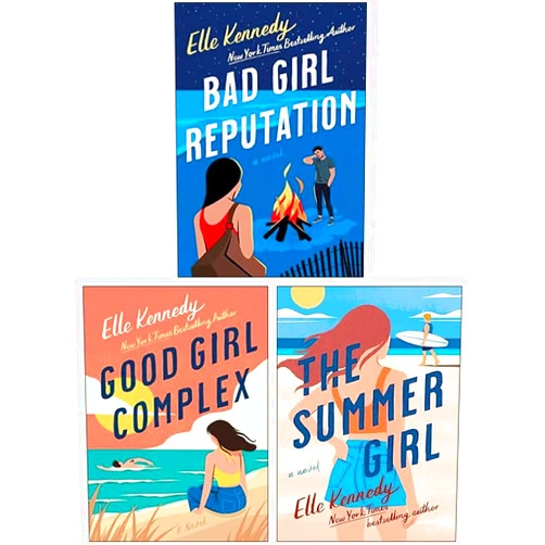 Elle Kennedy Avalon Bay Series 3 Books Collection Set By Elle Kennedy (Good Girl Complex, Bad Girl Reputation & The Summer Girl)