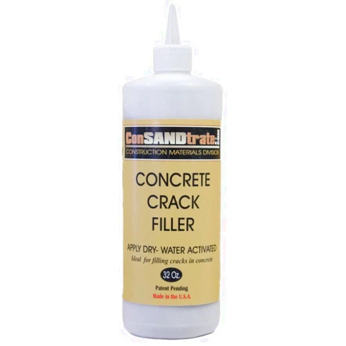 ConSANDtrate Concrete Crack Filler - Tan w/Pea Gravel - 3 lb. (Single Bottle) for Filling in Concrete Cracks on driveways, walkways and patios