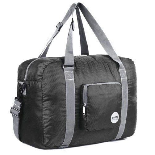 WANDF For Spirit Airlines Personal Item Bag 18x14x8 Foldable Travel Duffel Carry on Weekender Overnight for Women Men