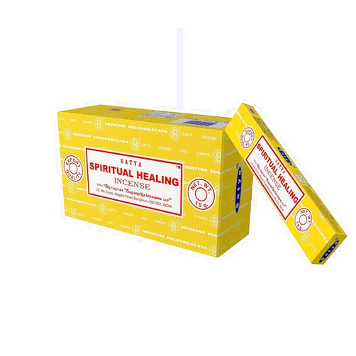 Satya Nag Champa Spiritual Healing Incense Sticks, 12 Count