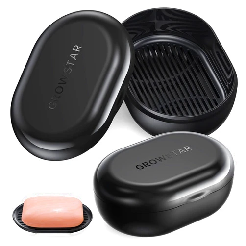 COKOLILA 2Pack Bar Soap Holder, Portable Soap Case with Lid, Leakproof Soap Box, Travel Soap Container, Plastic Soap Dish, Best for Camping, Outdoor, Bathroom, Shower Gym, Hiking Traveling