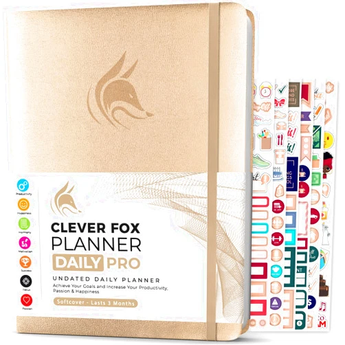 Clever Fox Planner Daily PRO - 8.5 x 11