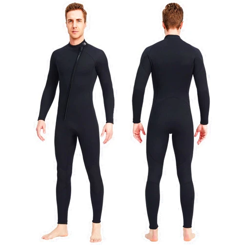 PRELGOSP 3mm Neoprene Wetsuit for Men Women, Front Zip Wetsuits Full Length Triathlon Wet Suit Swimwear Warm Diving Snorkeling Surfing Snorkeling Kayaking
