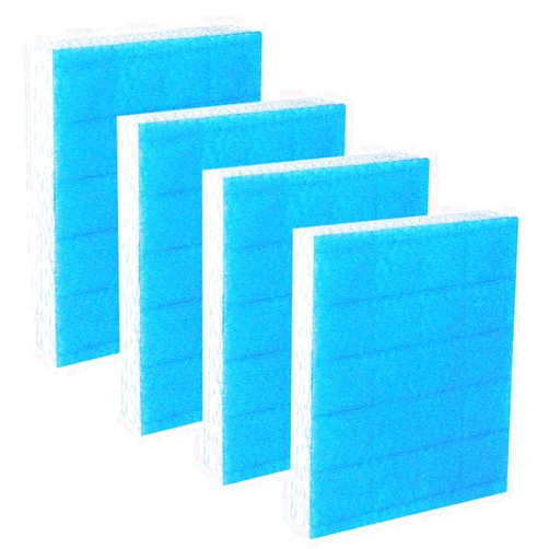 HZPOWEN Filter Replacement for Honeywell Humidifier Filter T HFT600, Wicks with Blue Pre-Filter Layer, Humidifier Filters Compatible with Honeywell Humidifier HEV615 HEV620 (4 Filters & Blue Pre-Filter Layer)