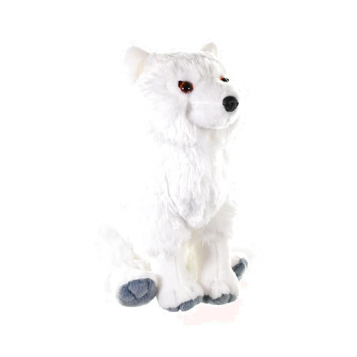 Wild Republic Arctic Fox Plush, Stuffed Animal, Plush Toy, Gifts for Kids, Cuddlekins 12 Inches
