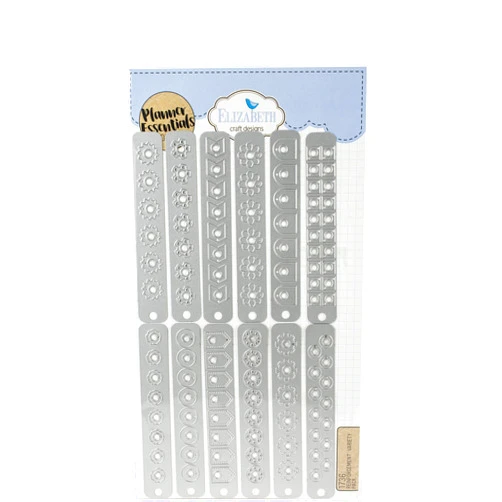 ELIZABETH CRAFT DESIGNS ELIZABETH CRAFT DIE PLNNR REIN, Decorative Planner Page Reinforcements