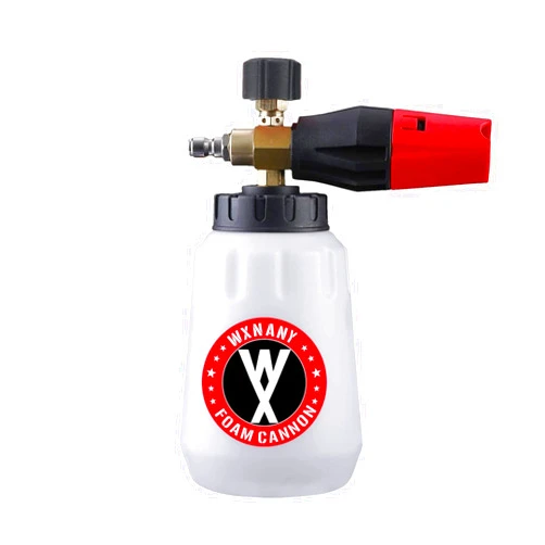 WXNANY Pressure Washer Foam Cannon Heavy Duty Foam Wash Gun with 1/4 Inch Connector 1 Liter Bottle