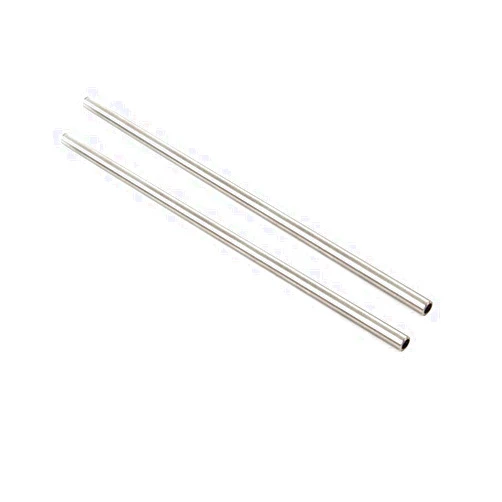 Basoteeuo 2pcs 304 Stainless Steel Straight Pipe Tubing OD 6mm x 4mm ID, Length 250mm Stainless Steel Capillary Tube
