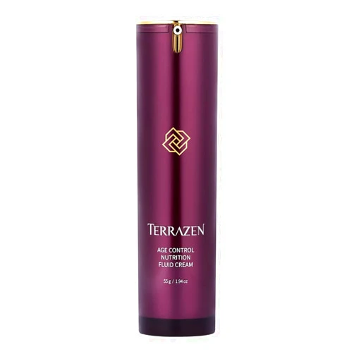 Terrazen Age Control Nutrition Fluid Cream, 1.9 Fl.Oz.(55g), Age Control Soft Fluid Cream, Restores Inner Density, Creates Smooth Texture, Beautiful Radiance