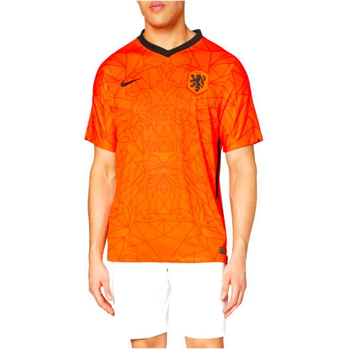 Nike 2020-2021 Holland Home Football Soccer T-Shirt Jersey Orange