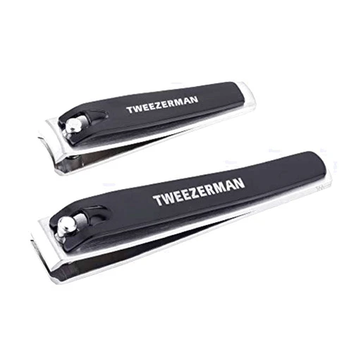 Tweezerman Stainless Steel Nail Combo Set with Fingernail and Toenail Clippers