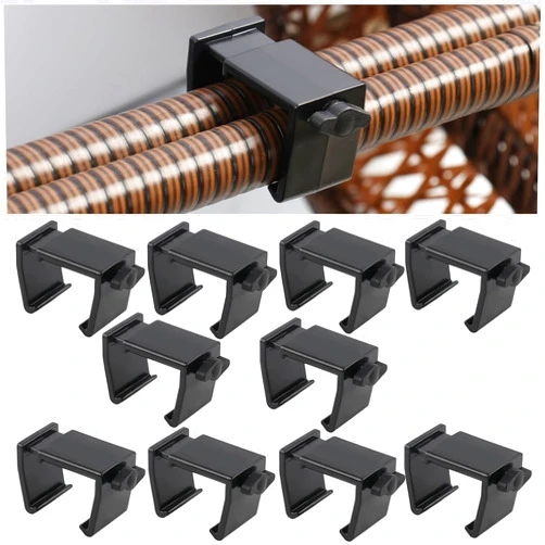 LAMTOP Adjustable Outdoor Furniture Clips Patio Sofa Clips,Sectional Sofa Furniture Chair Clips,Rattan Furniture Clamps Wicker Chair Fasteners, Connect The Sectional or Module Outdoor Couch Patio Furniture