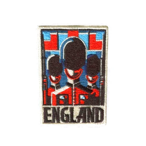 Vagabond Heart England Patch - England Iron On Travel Badge - English King's Guard Souvenir