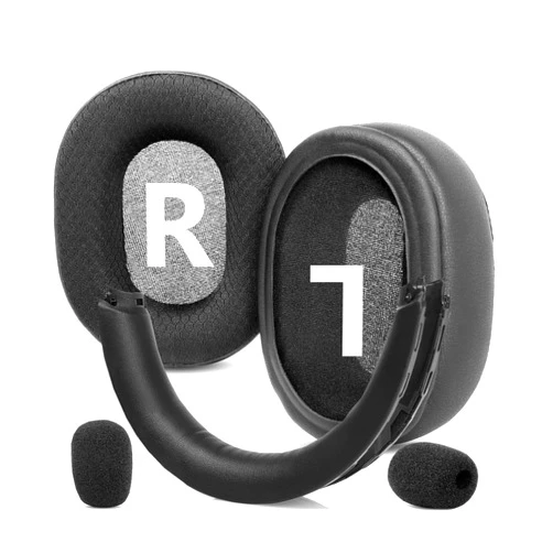XRHTONG Breathable Earpads Replacement Compatible with Microsoft Xbox Wireless Xbox Stereo Headset Ear Pads Cushion(Breathable Fabric/High Density Foam)