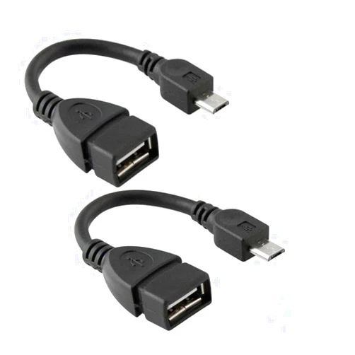 Tek Styz Certified for NEC Micro USB to OTG Works with NEC N-01D Medias PP Direct On-The-Go Connection Kit and Cable Adapter! (Black)