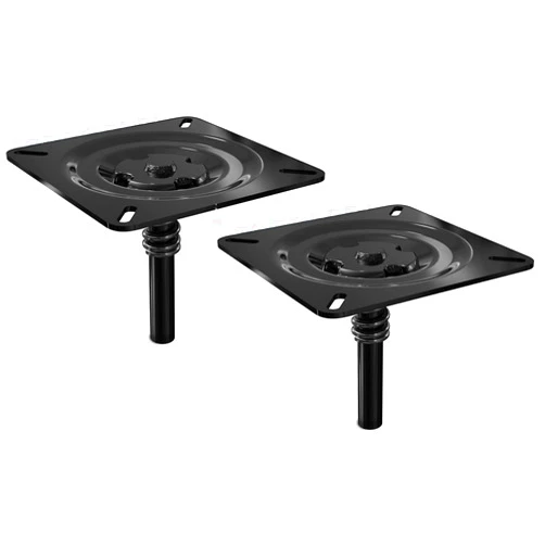 Bamboo's Grocery LoKii Boat Seat Mount, 6.7 x 6.7 x 5.5 Inches, Boat Seat Pedestal Pin Seat with Spring, Boat Accessories Swivel Base, 2 Pack